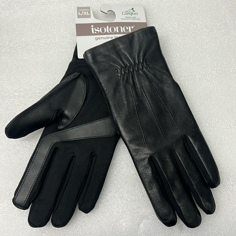 Isotoner genuine leather winter gloves